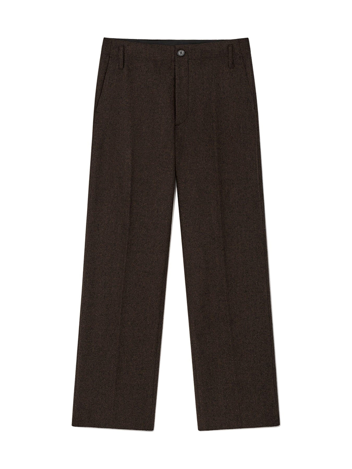 G STRAIGHT WOOL PANTS