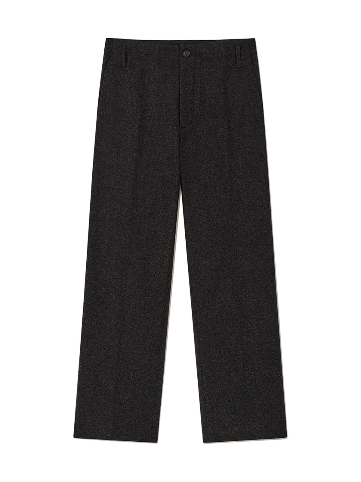 G STRAIGHT WOOL PANTS