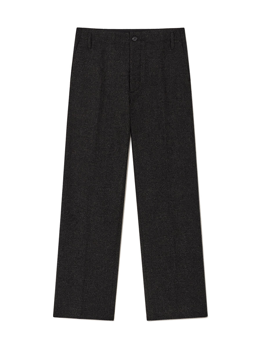 G STRAIGHT WOOL PANTS