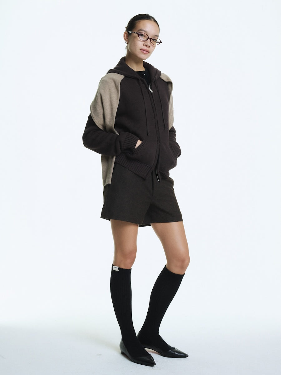 G WOOL MINI SHORTS