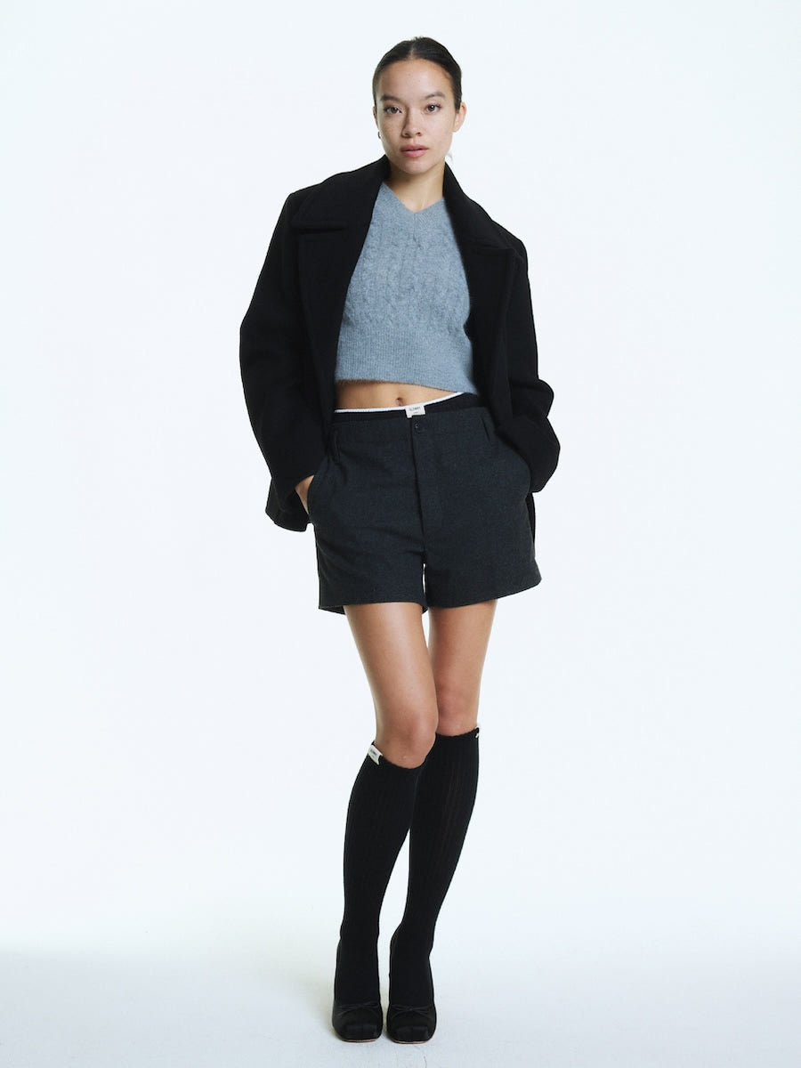 G WOOL MINI SHORTS