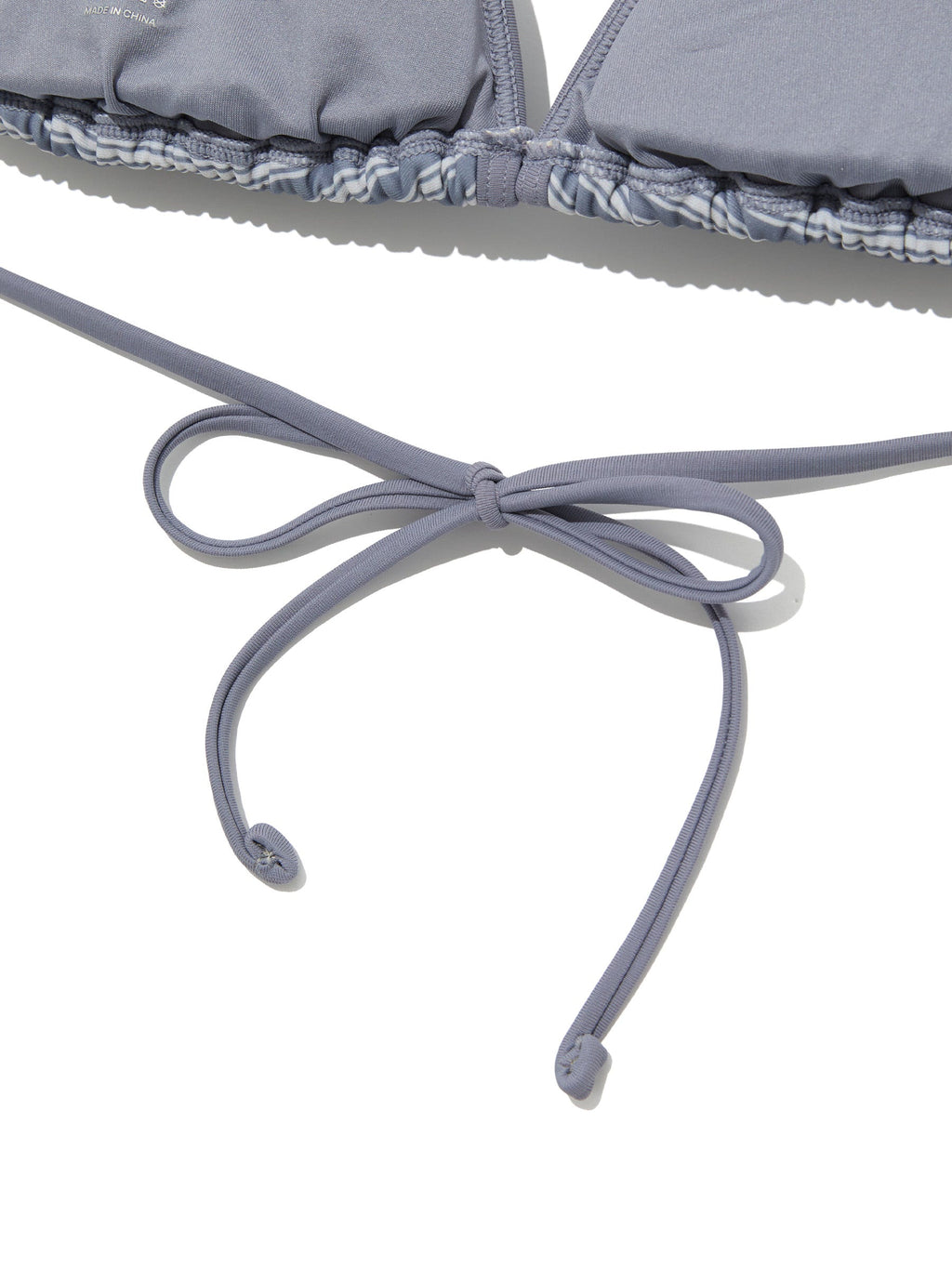 G ENCORE STRIPE BIKINI TOP