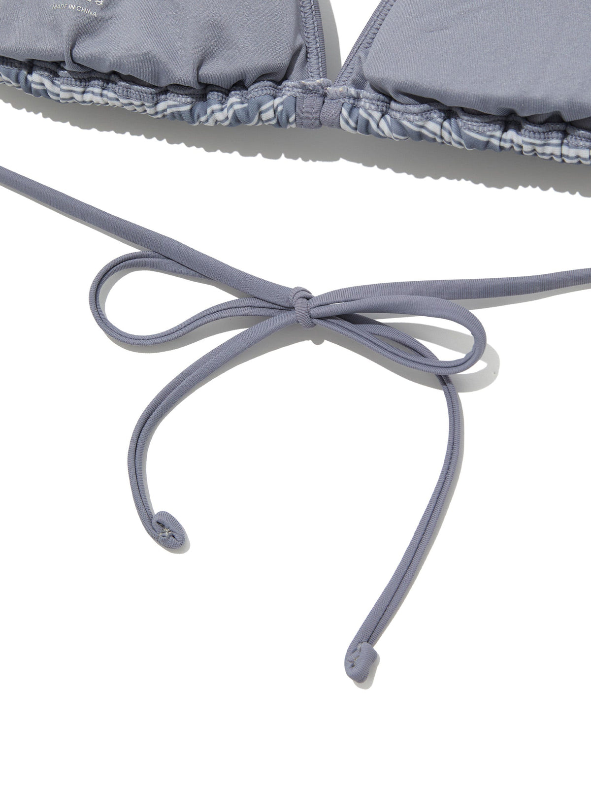 G ENCORE STRIPE BIKINI TOP