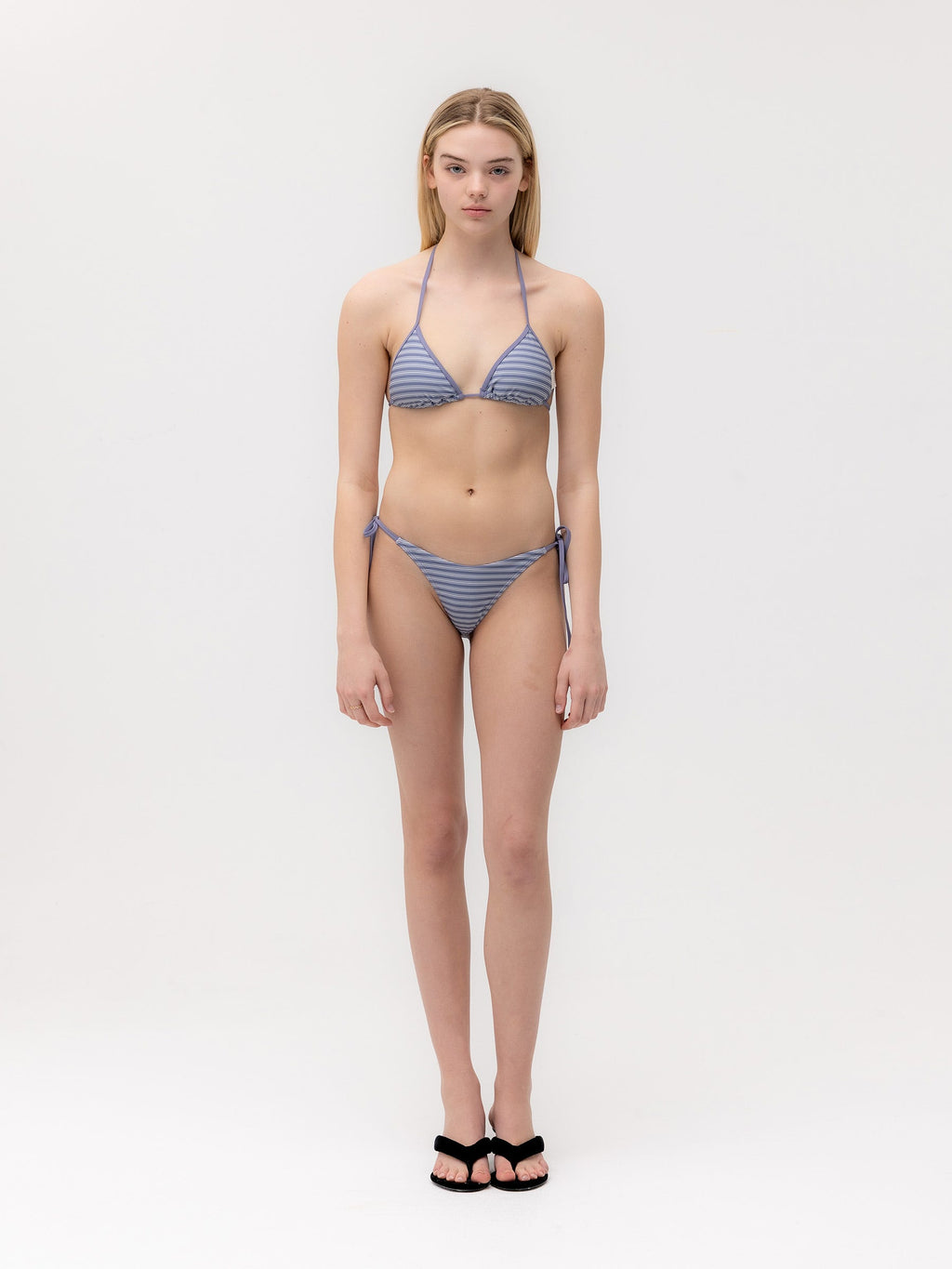 G ENCORE STRIPE BIKINI BOTTOM