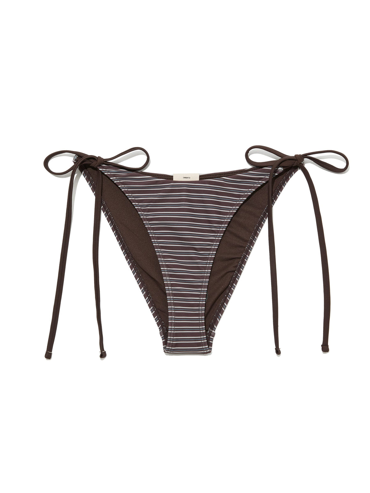 G ENCORE STRIPE BIKINI BOTTOM