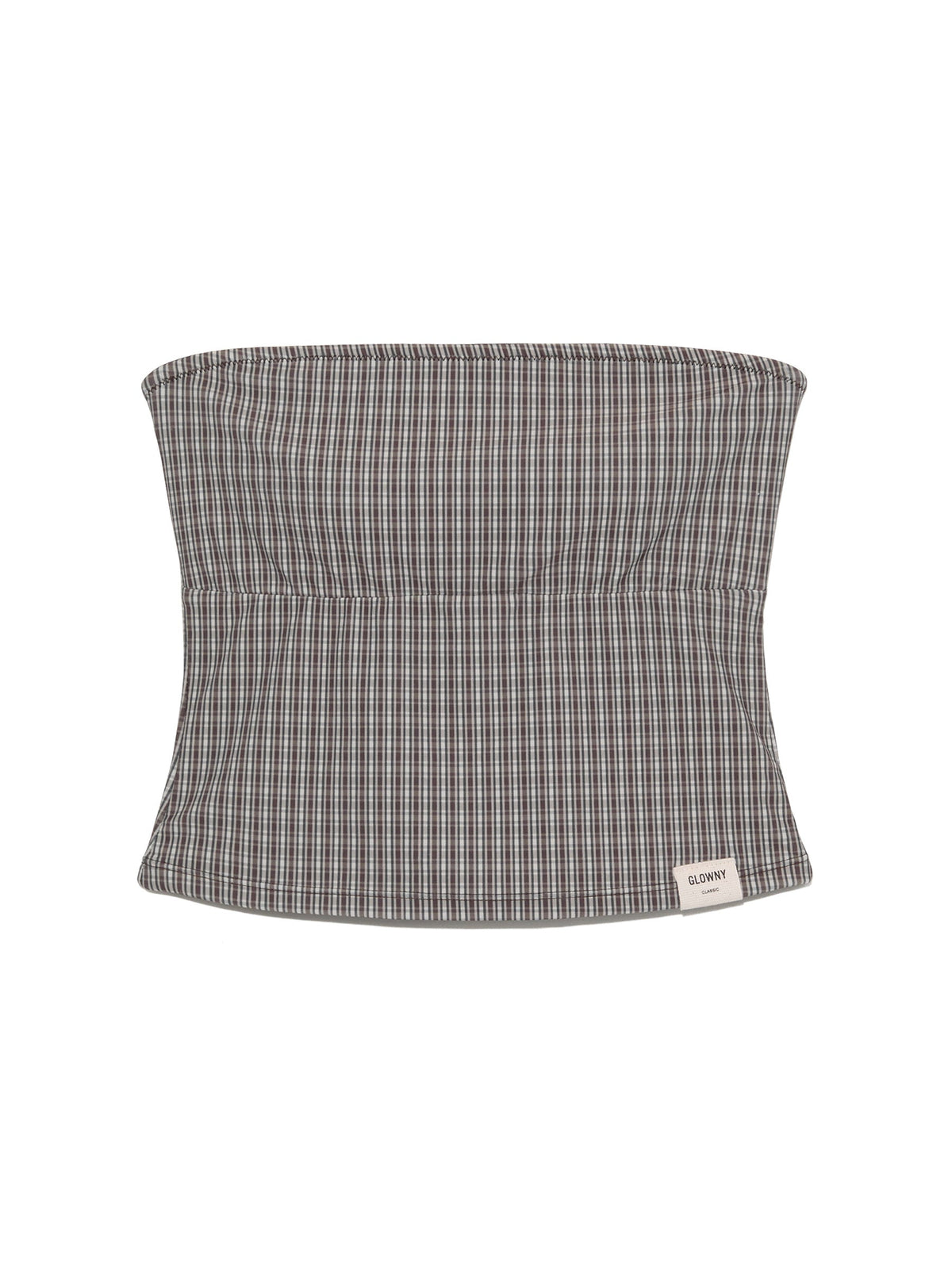 G GINGHAM BANDEAU