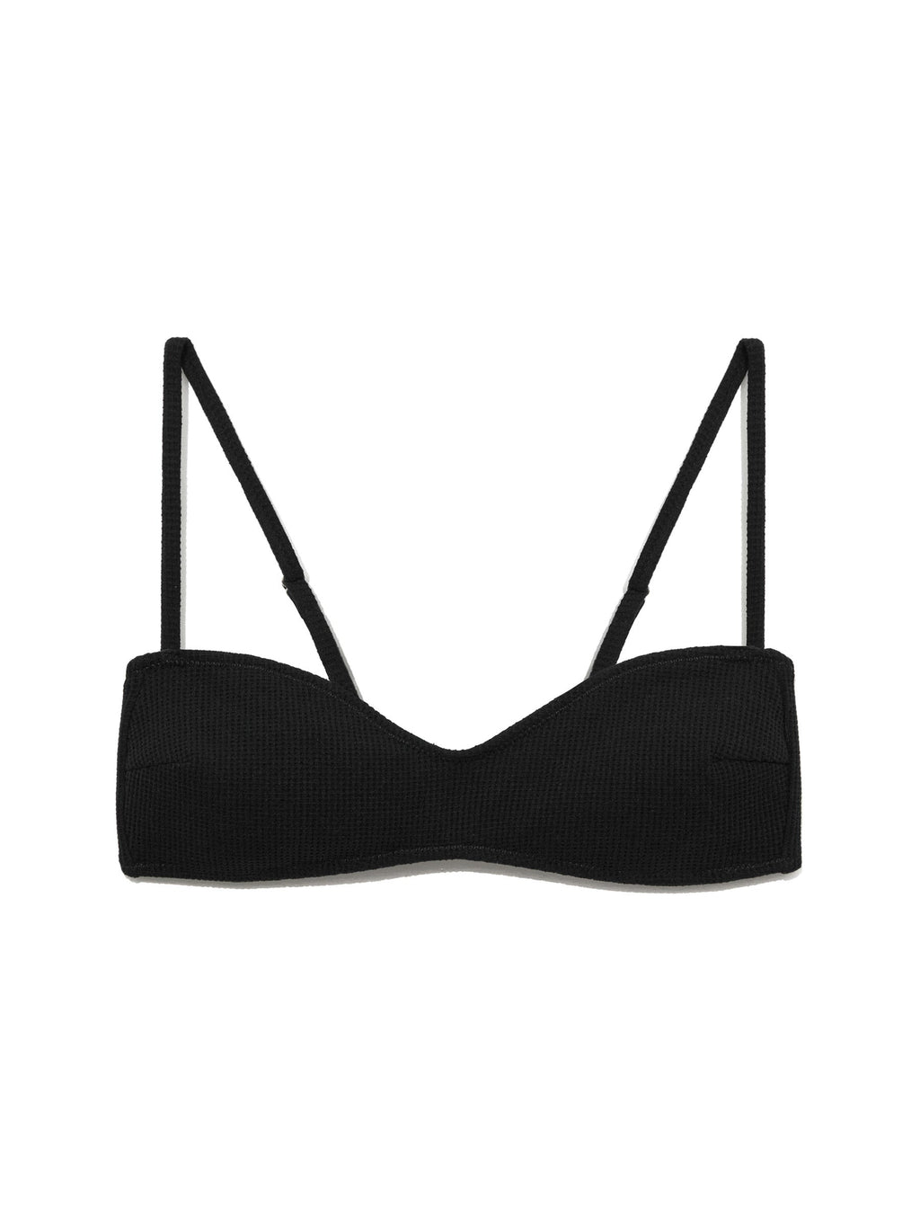 G WAFFLE BIKINI TOP